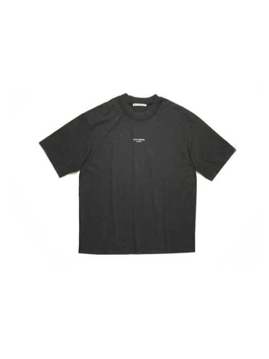 20SS 리버스 로고 라운드 티셔츠 블랙 BL0156 900
