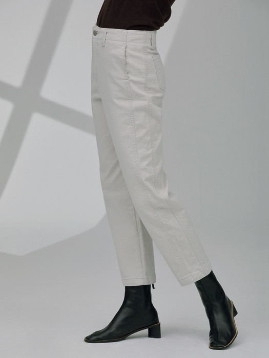 Informal cotton jeans - Blanc de blanc