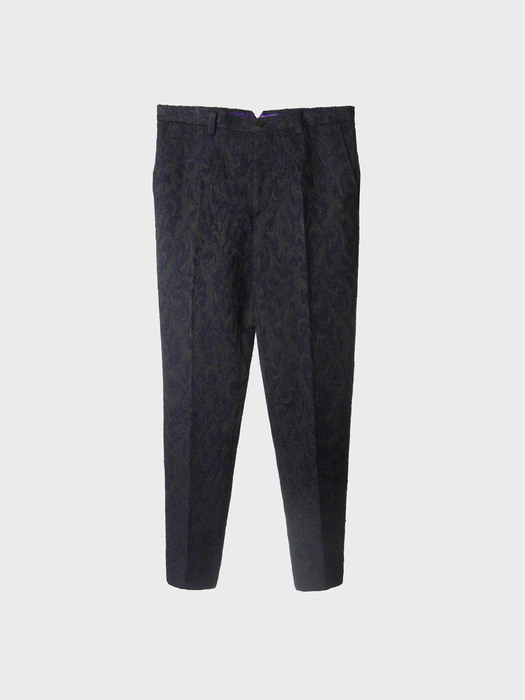 deep purple jacquard trousers[purple(UNISEX)]_UTH-FP16