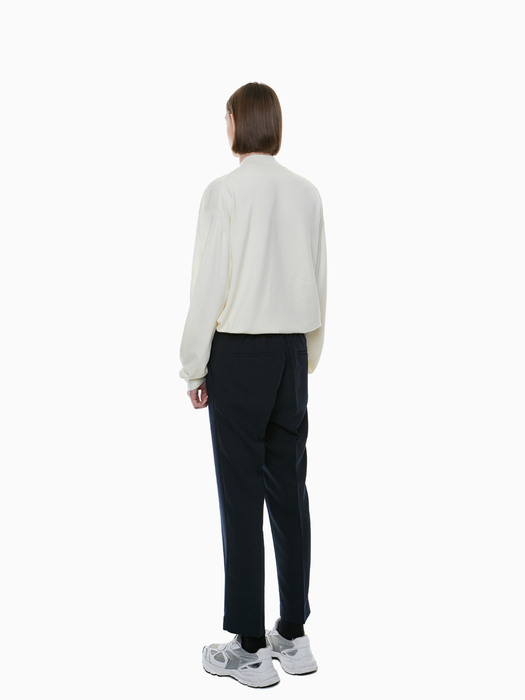 STANDARD HALF NECK KNIT_IVORY