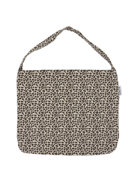 Cream Leopard Eco Bag(Corduroy)