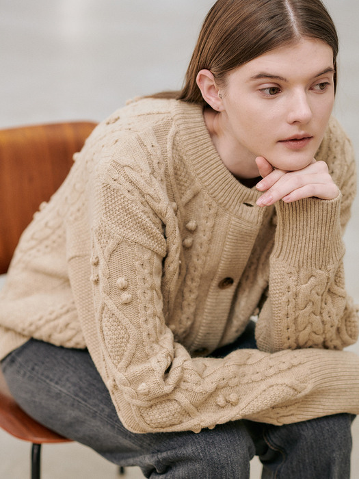 20WN winter cable cardigan [BE]