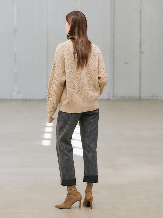 20WN winter cable cardigan [BE]