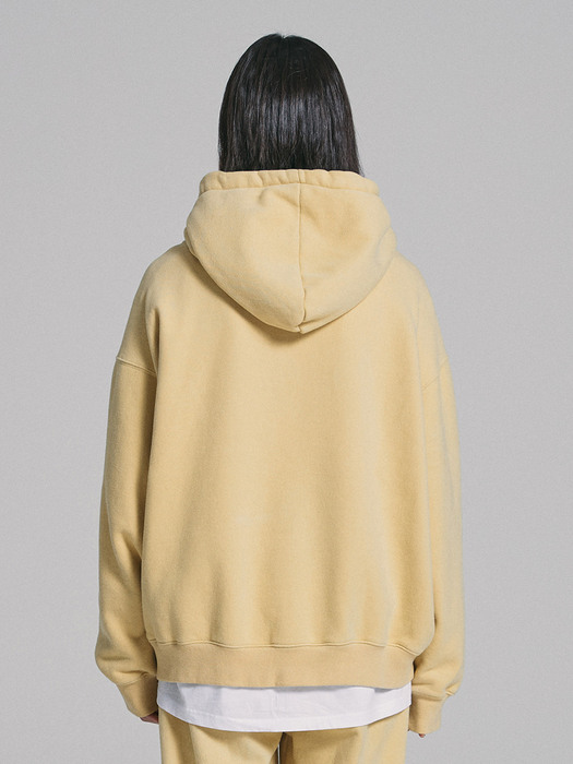 LOGO HOODIE yellow (기모)