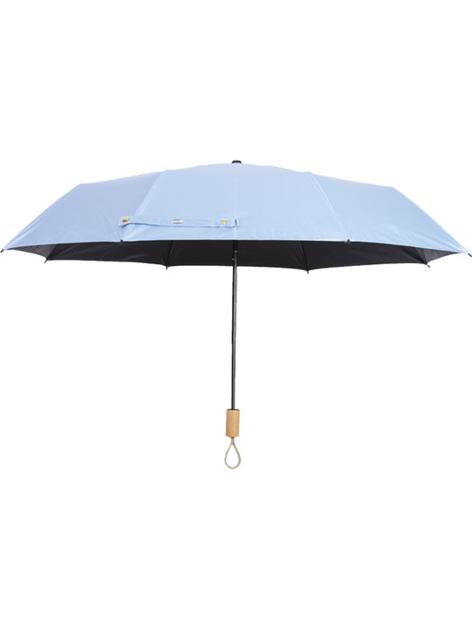 파스텔 3단 수동 접이식 우산 스카이 블루