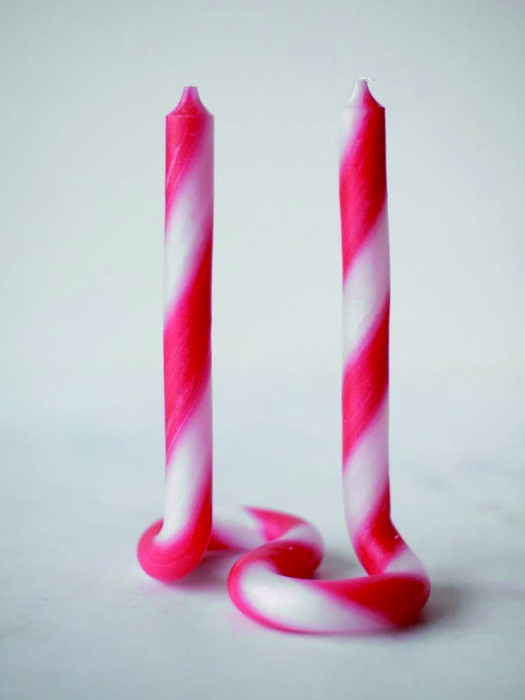 [Lex Pott] Twist Candle _ Candy Cane