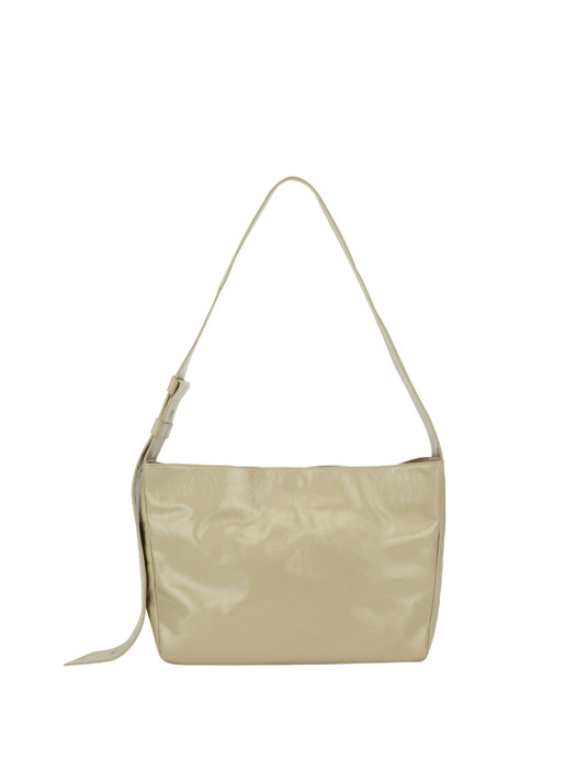 Medium Belted Cross Bag (Cream)