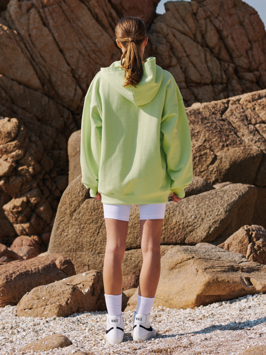 ESSENTIAL OVER HOODIE - LIME