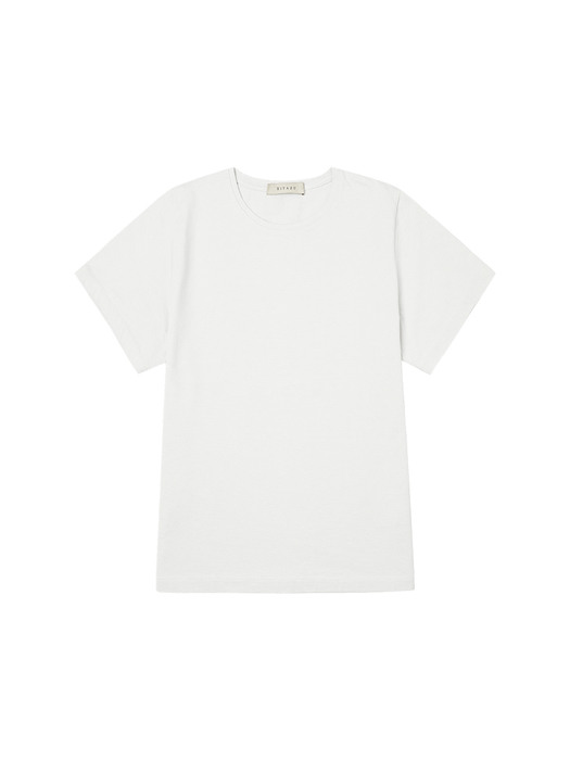 SI TP 5040 Basic Premium Silket T-shirt_Ivory