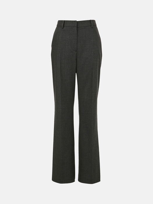 [N]PETER Straight fit pants (Brown/Charcoal gray)