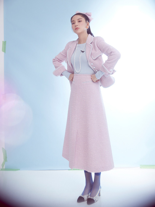 [H Attitude] NO.5 SKIRT - PINK