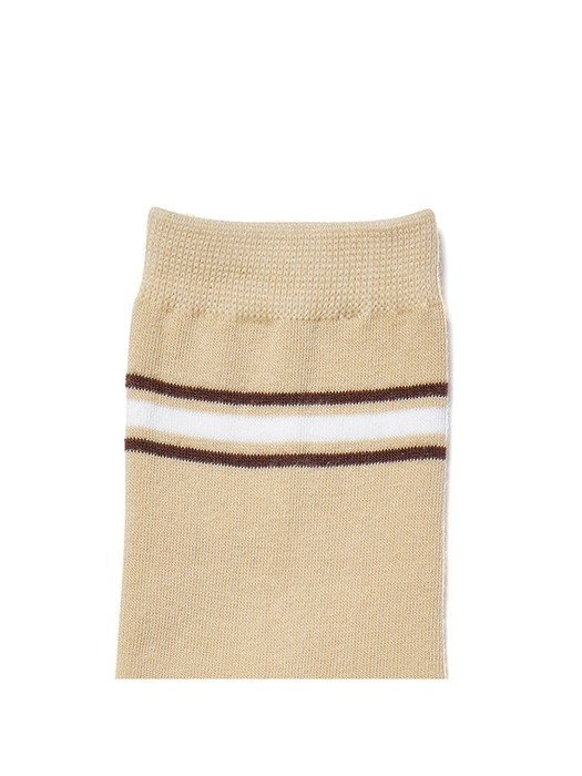 Line Socks_Beige