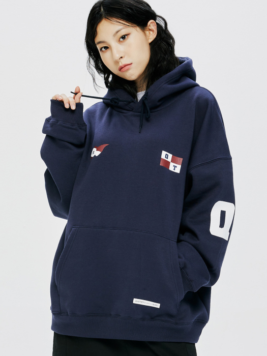 QT flag hood-navy