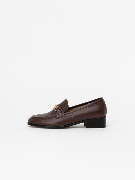 Romana Loafers in Iron Brown