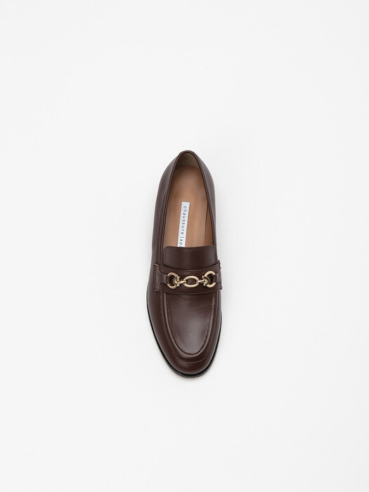 Romana Loafers in Iron Brown