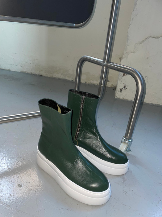 Lilian Sneaker Ankle Boots / Y.08-B26  / DEEP GREEN