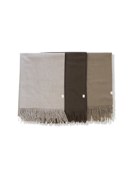 PREMIUM CASHMERE MUFFLER [SAND BEIGE]