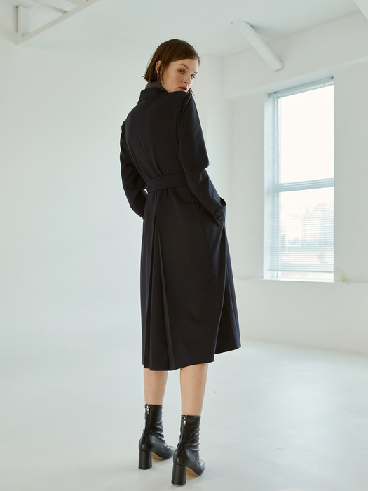 Claire Long Jacket Dress [Navy]