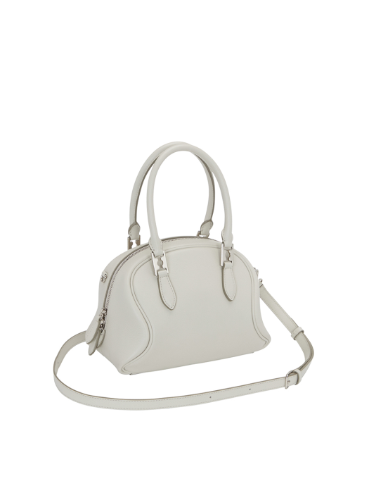 Halfmoon Debut Tote S (하프문 데뷔 토트 스몰) Light beige