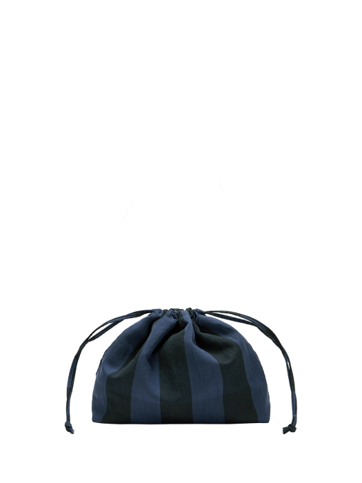 HAIM Pouch Shoulder Bag - Black/White Stripe