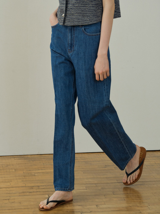 classic straight jeans (classic blue)