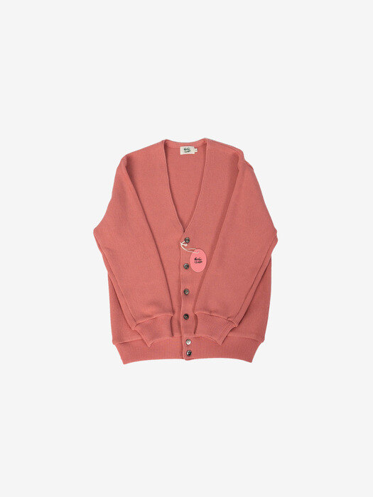 매니악 골프_ 메리노 울 가디건 베이비핑크 Merino Wool Cardigan BABY PINK