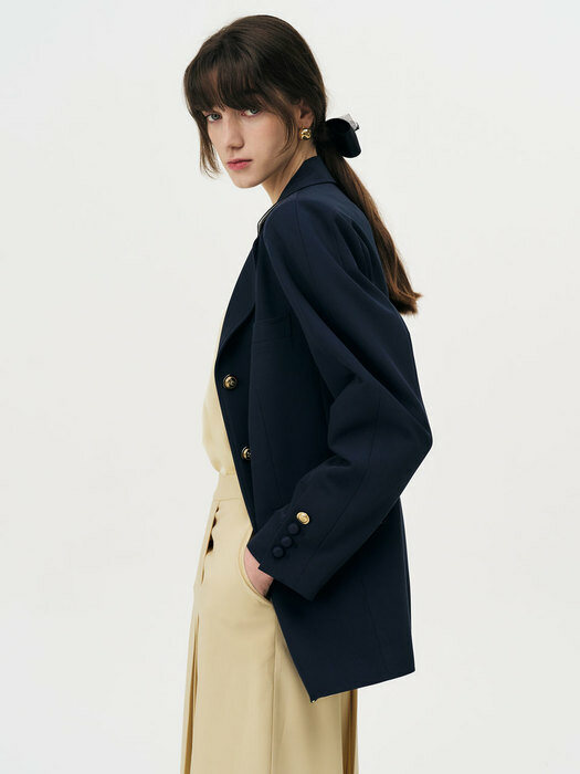 22 Summer_ Navy Classic Blazer