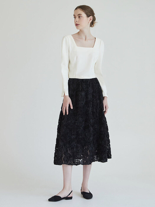 Rose Tulle Skirt_2colors