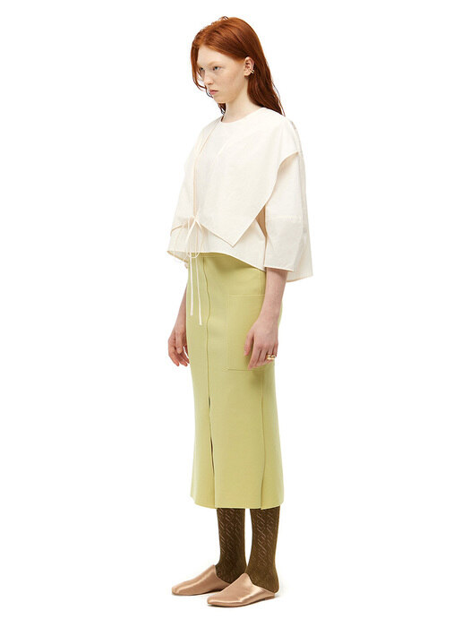 Windy Pocket Skirt_Lime Punch
