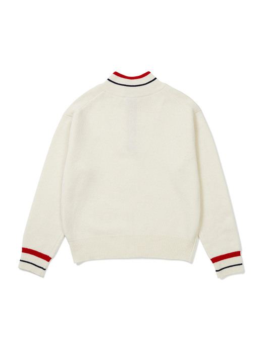 Snap Button Sweater (Ivory)
