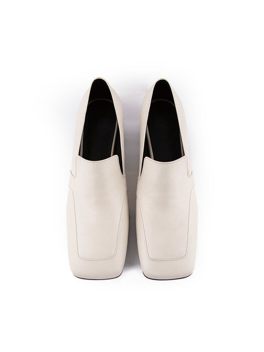 Square loafers | Ivory