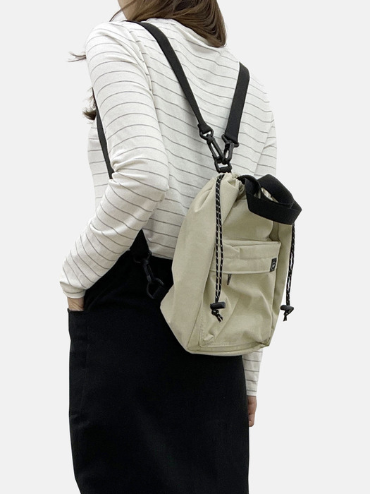 스트링 미니 백팩 507 베이지 String Mini Bagpack_Beige