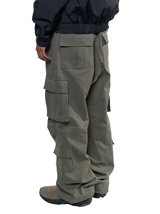 Side Pocket Cargo Pants (Khaki)
