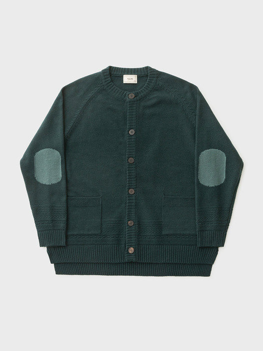 22AW Gentle Link Cardigan (Deep Forest)