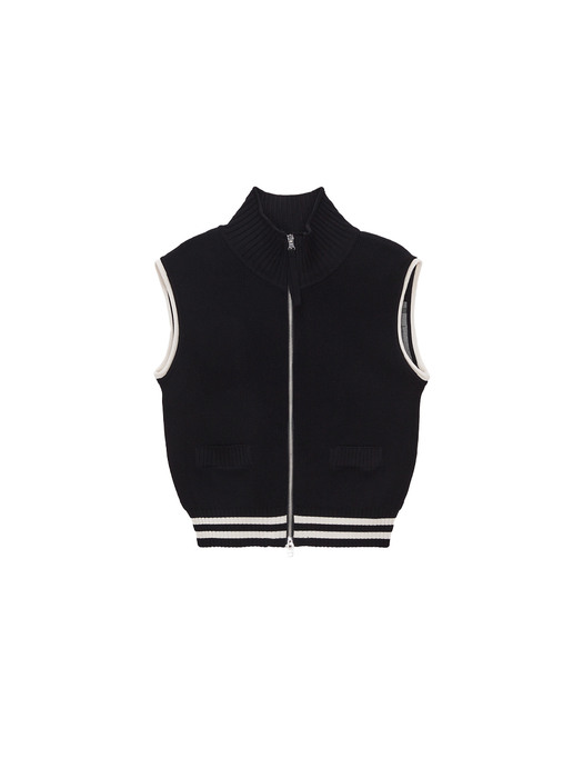 超新作 SPELL POINT VEST STRIPE KNIT ／ KNIT VEST VEST韓国 ...