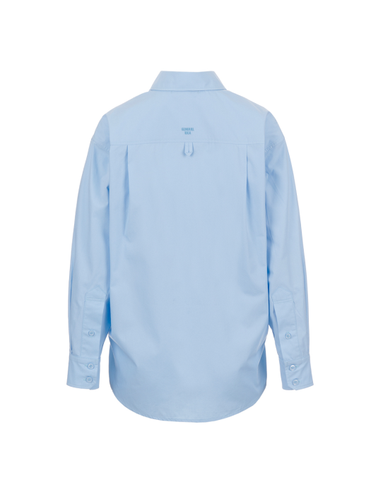 UNISEX 프렌치 루즈핏 셔츠 [BLUE] / SBC1U03001