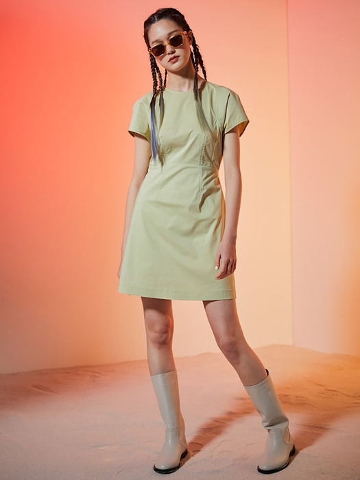 Cutout Mini Dress  Apple Green (KE3371M08K)