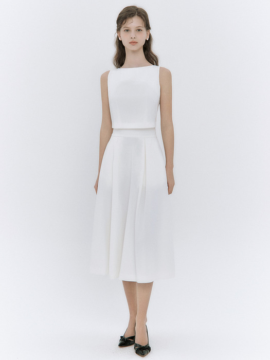 Illona midi flare skirt(2colors)