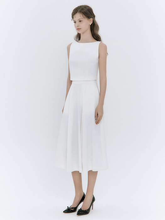 Illona midi flare skirt(2colors)