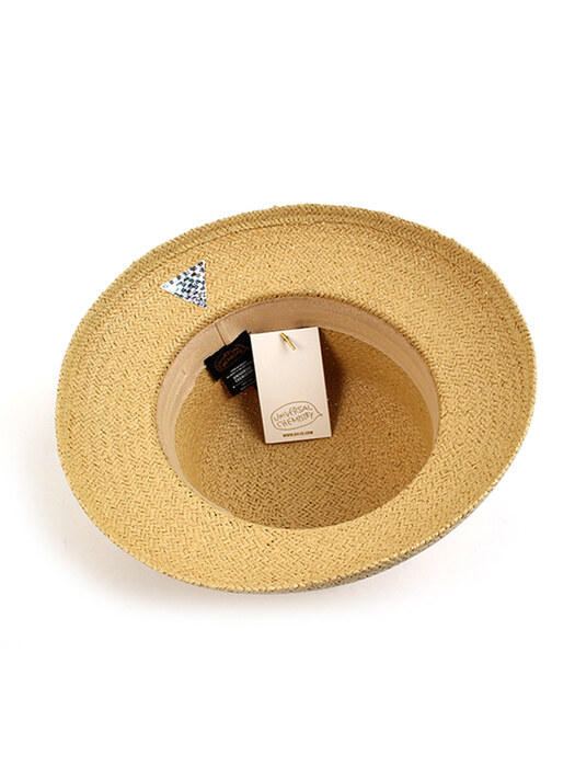 Italy Beige Summer Fedora 라피아햇