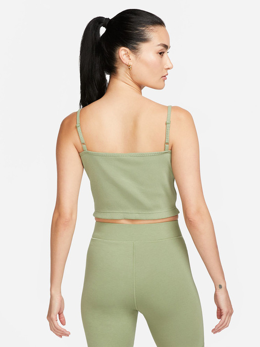 [DM6738-386] AS W NSW ESSNTL RIB CROP TOP