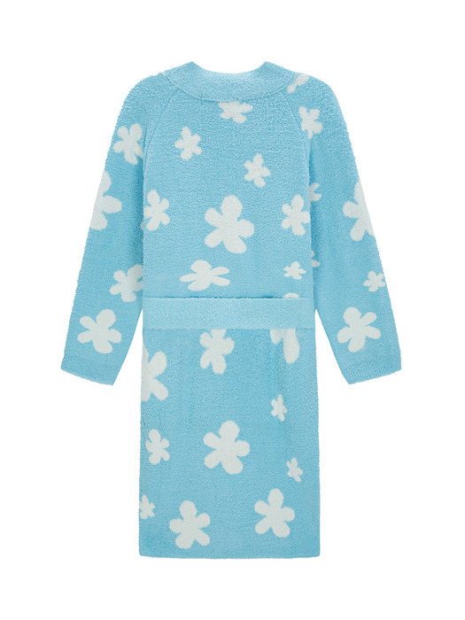 Flora Robe Gown_skyblue ivory