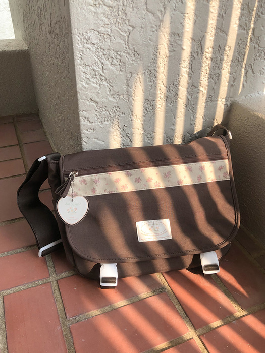 Bon voyage messenger bag_vintage brown