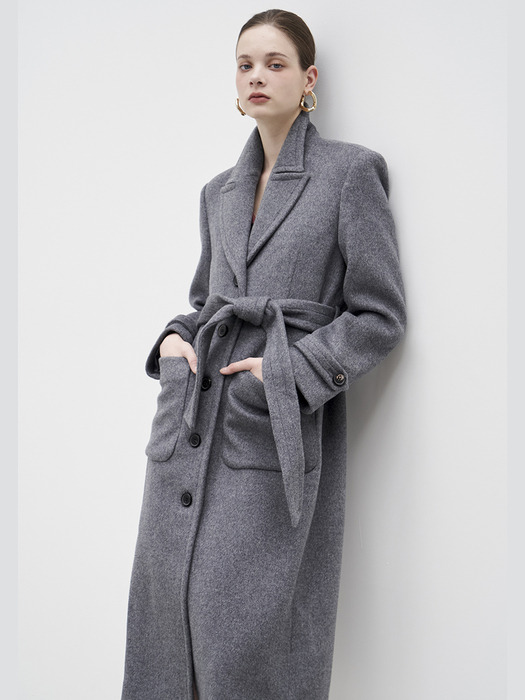 23FW Calla1 Collector Premium Middleton Coat gray