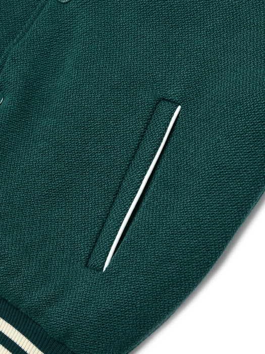 VARSITY JACKET WOOL GREEN