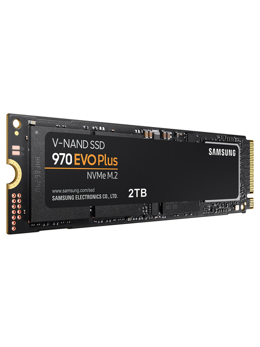 삼성전자 공식인증 SSD 970 EVO Plus M.2 PCIe NVMe2TB MZ-V7S2T0BW