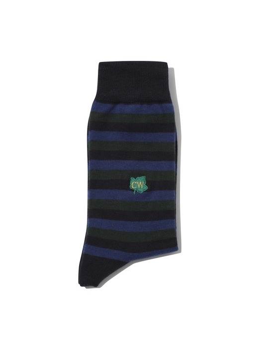 stripe embroidery socks _CALAX24215NYX