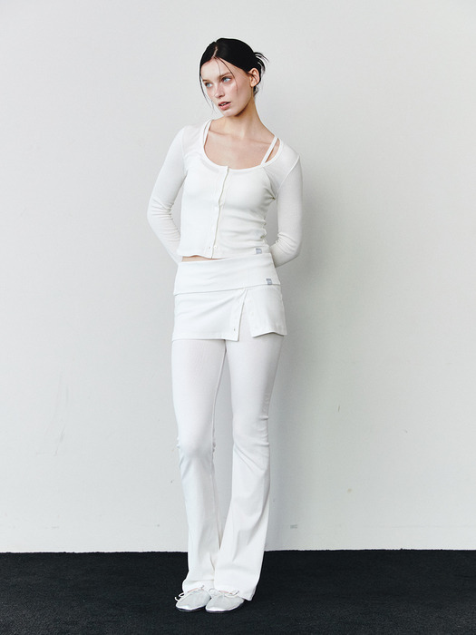 AS BASIC CARDIGAN [WHITE]