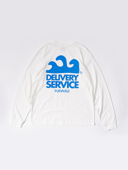 W.D.S HAWAII WAVE L/S T-SHIRT (OFF WHITE)
