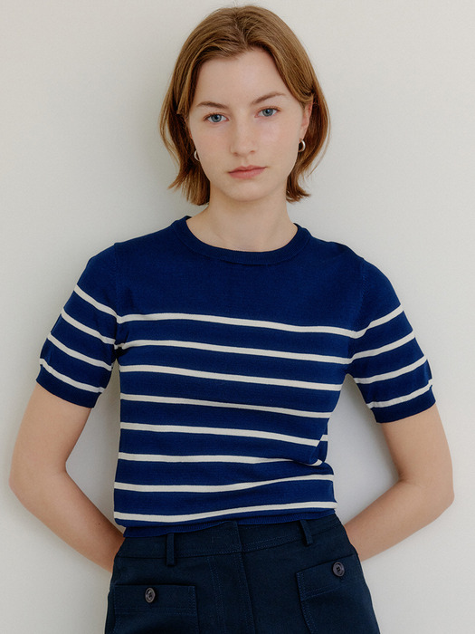 소피 스트라이프 니트 / SOPHIE STRIPE KNIT_2colors